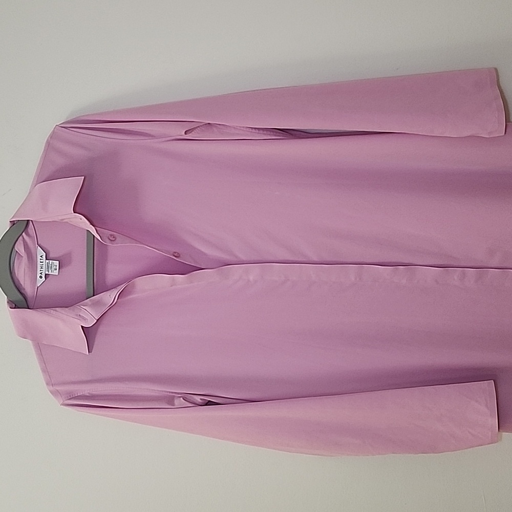 Athleta Urbanite Shirt Dress in Pink Barbiecore Size M - Picture 15 of 16